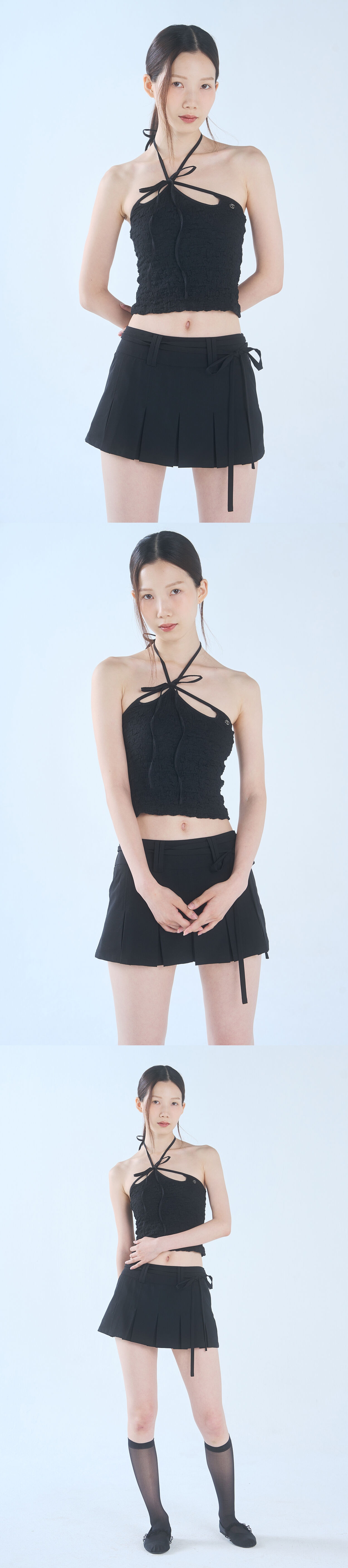 RUE PLEATS SKIRT black - 감도 깊은 취향 셀렉트샵 29CM