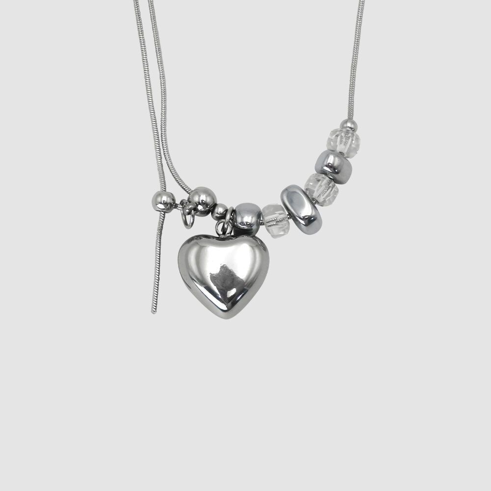 BEADS HEART SS NECKLACE 감도 깊은 취향 셀렉트샵 29CM