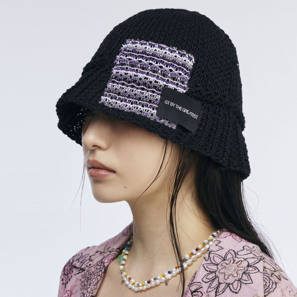 【Rest&Recreation】韓国人気★ RR LOGO JACQUARD BEANIE RR LOGO JACQUARD BEANIE - BLACK – SeoulSeoul