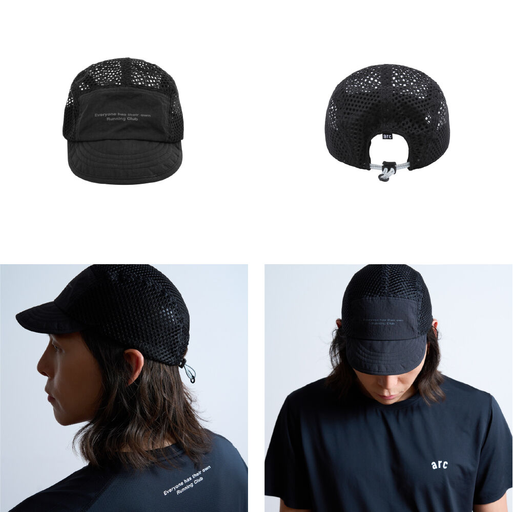 ARC 에이알씨] Distance Trail Running Cap - Black - 감도 깊은