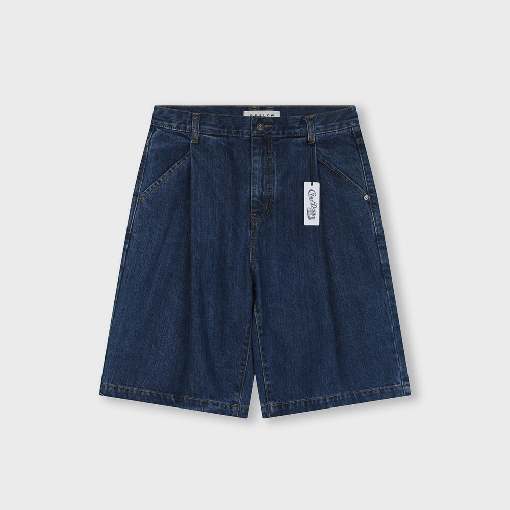 ハーフ・ショートパンツ YESEYESEE Basal 5 Pockets Denim Shorts 4KS518 Basal 5 Pockets Denim Shorts Dark Indigo - 감도 깊은 취향
