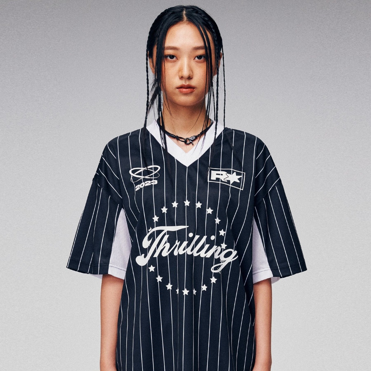 A3457 Loose-fit Soccer Jersey _White