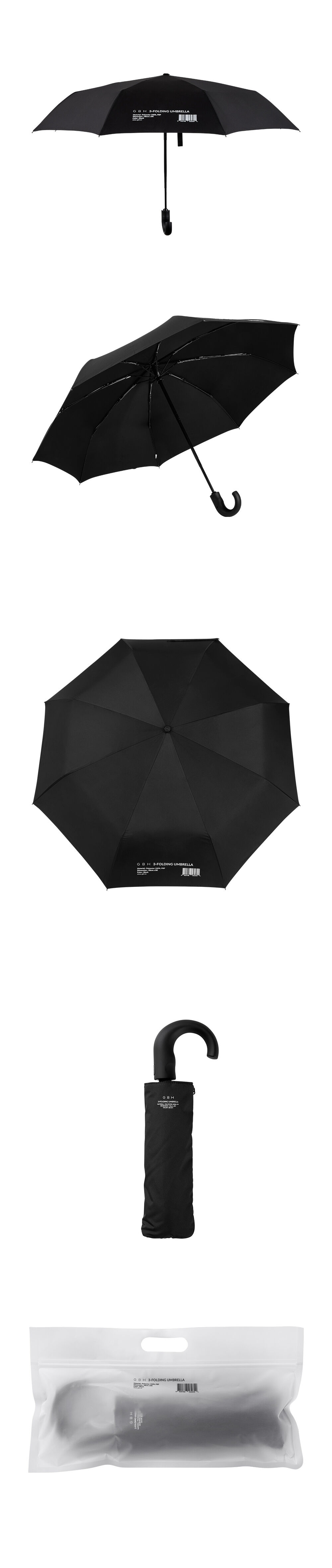 3-FOLDING UMBRELLA 자동3단우산 자외선차단우양산 상세 이미지 3