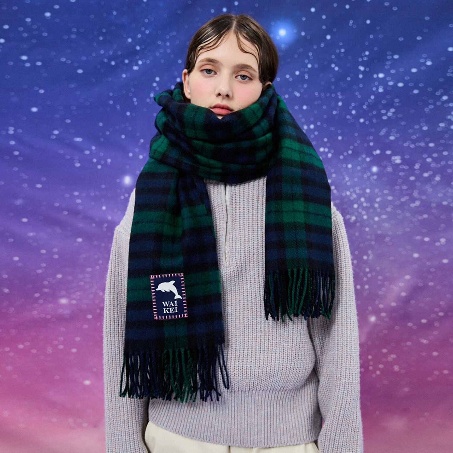 24FW clove] Fleece Muffler (Navy) - 감도 깊은 취향 셀렉트샵 29CM