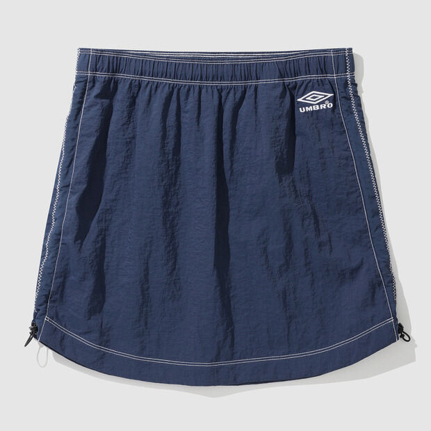 NF] BIKER PINTUCK MINI SKIRT (KHAKI)_F24QD865 - 감도 깊은