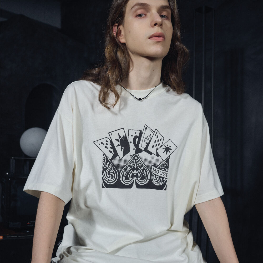AECA KING CLOVER HALF SLEEVE-WHITE - 감도 깊은 취향 셀렉트샵