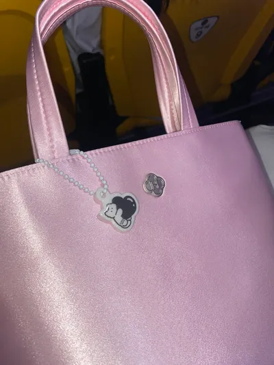 Mari Silk Tote Bag 마리 실크 토트백_Pink - 감도 깊은 취향