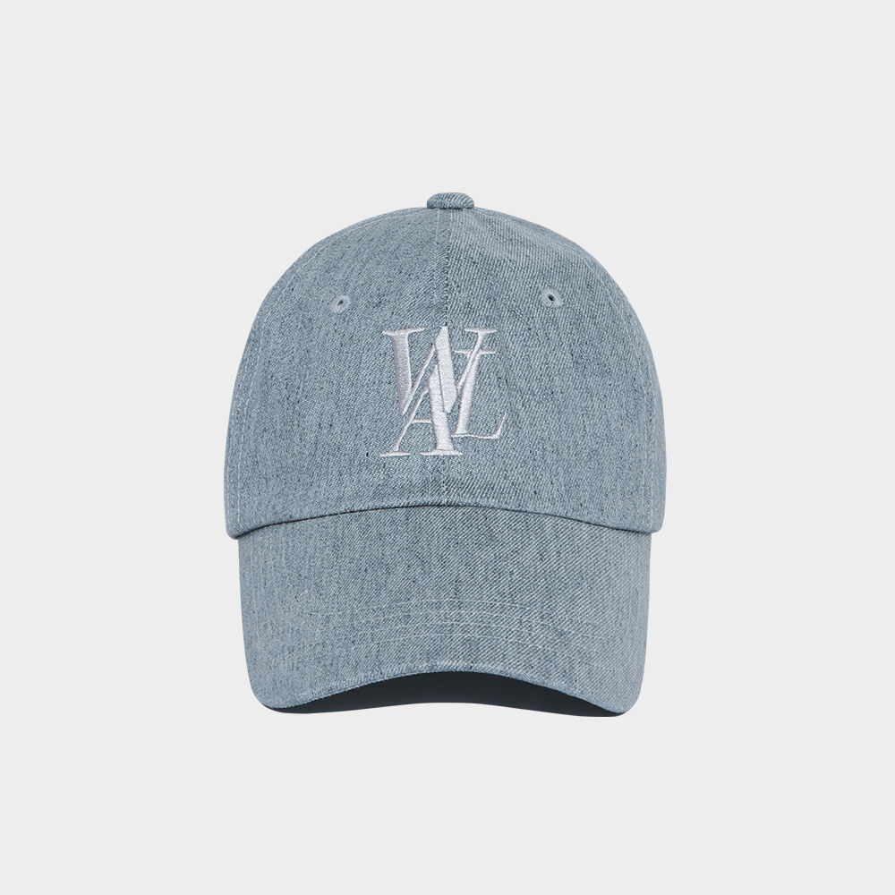 ハット WOOALONG Signature coating denim ball cap LIGHT INDIGO WL23 Washed Off-Duty Cap - Light Denim | ALO