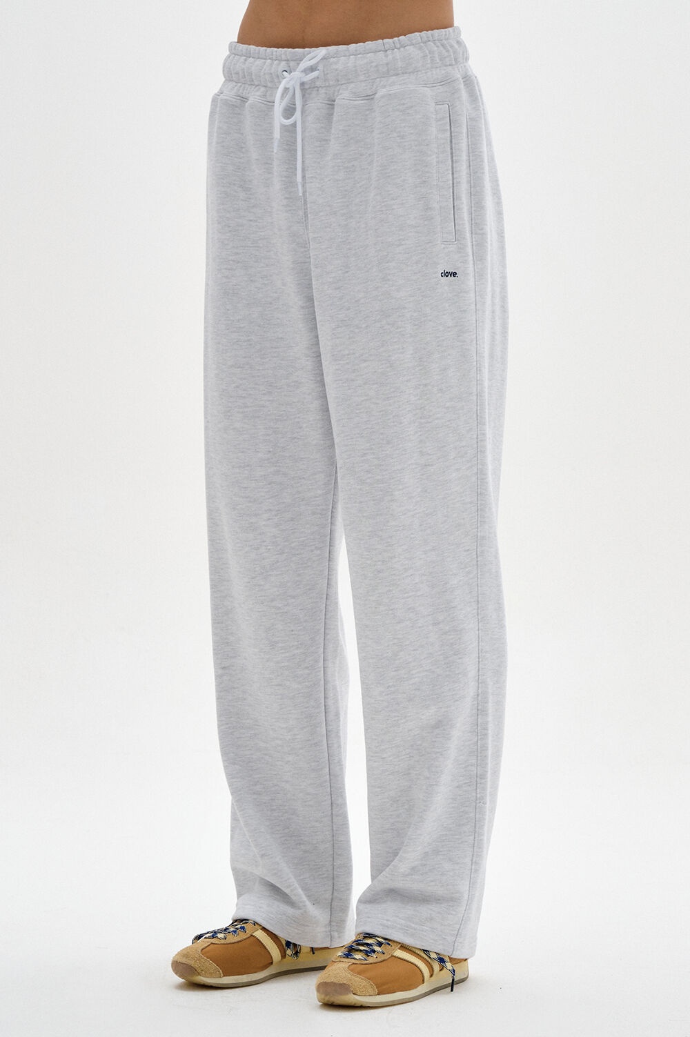 New Active Straight Sweat Pants_Men (Light Grey)