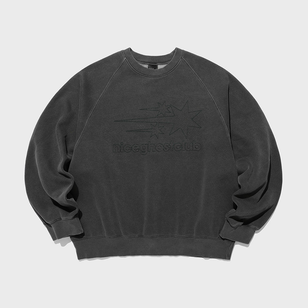 YESEYESEE◆Y.E.S Cracked Flame Logo Sweatshirt YESEYESEE Y.E.S Cracked Flame Logo Sweatshirt