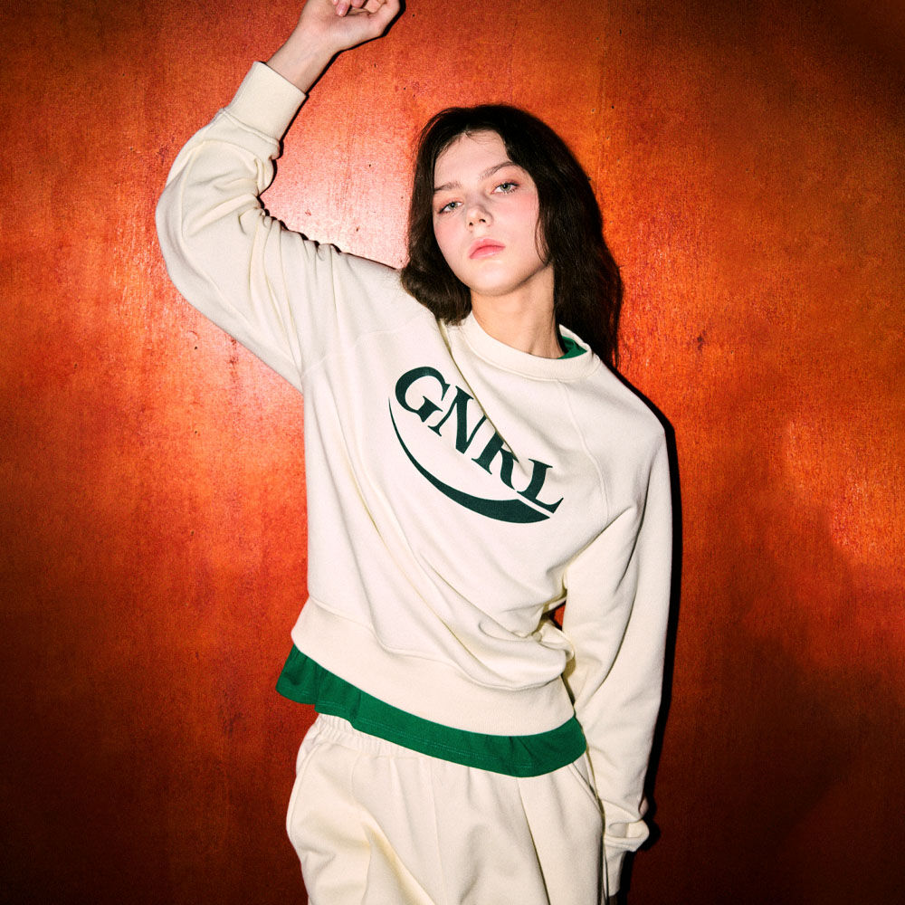 ★GENERAL IDEA★ GNRL Raglan Man to Man CREAM SBC3U02006 UNISEX GNRL 래글런 맨투맨 [CREAM] / SBC3U02006 - 감도 깊은