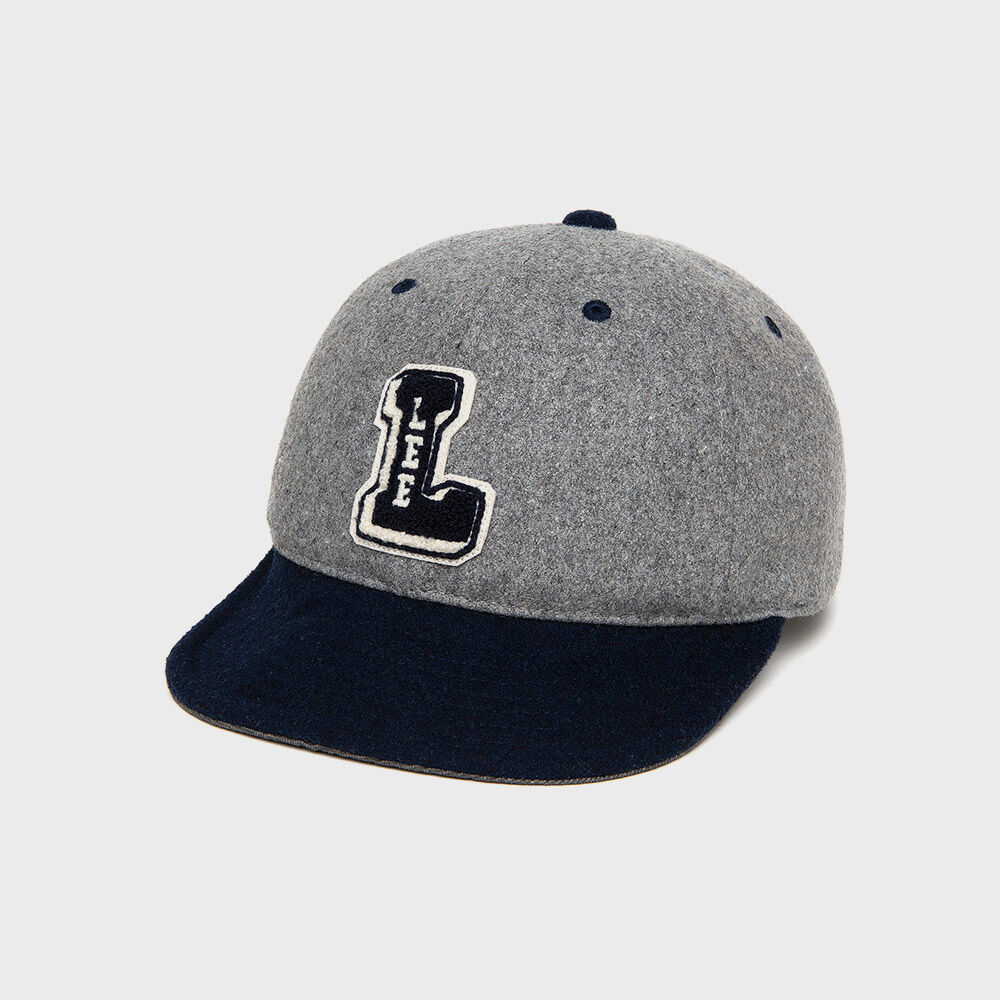 H Logo Wool Relaxed Fit 6Panel Cap_Dark Navy - 감도 깊은