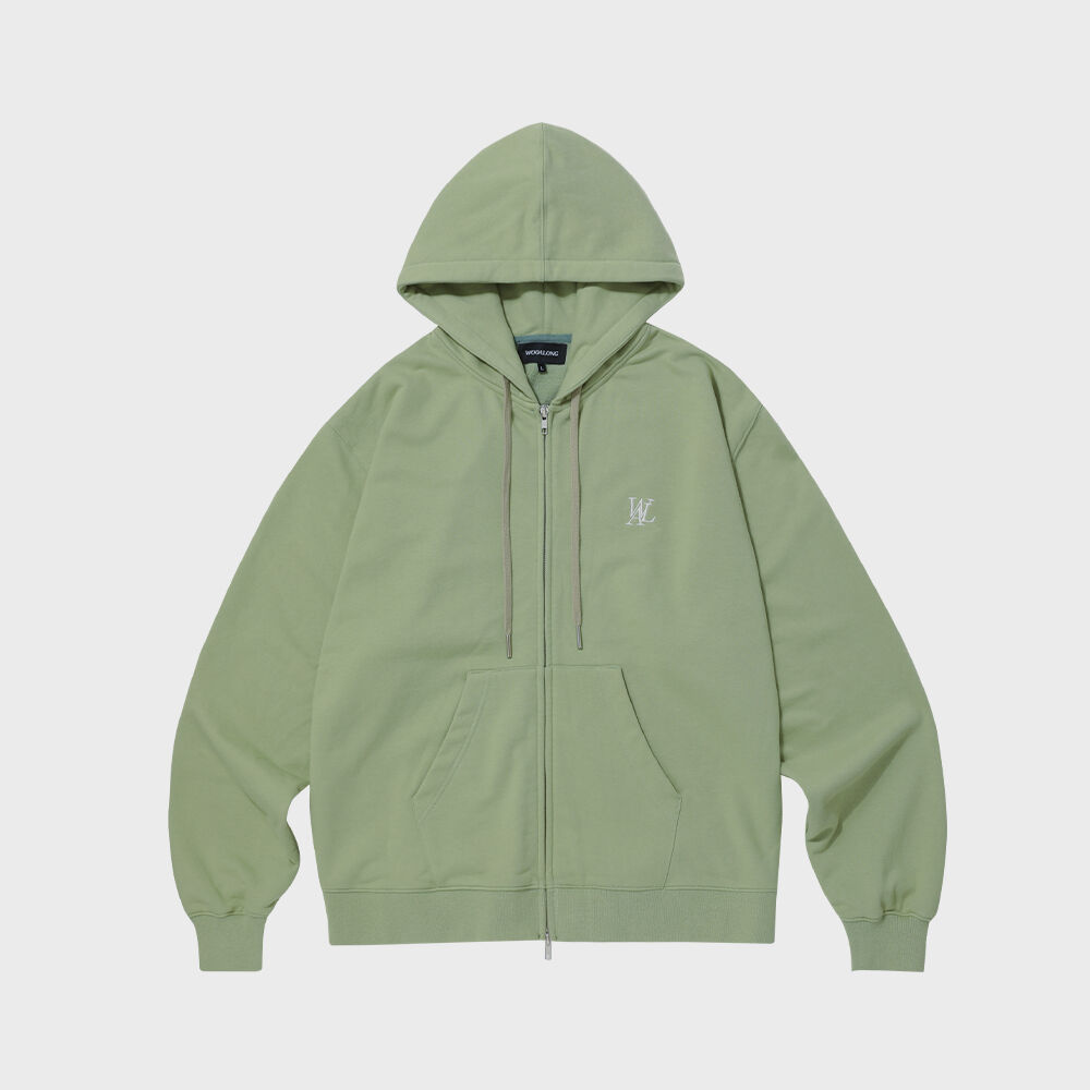 ★人気★【WOOALONG】★WAL signature stitch hood zip-u.p★ WAL signature stitch hood zip-up - WOOALONG | 60% - Asian