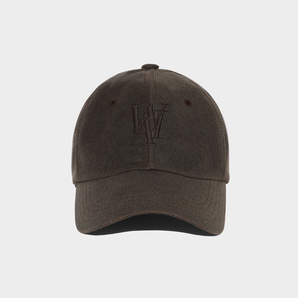 Mellow cotton logo cap - DARK BEIGE - 감도 깊은 취향 셀렉트