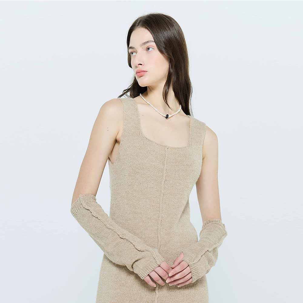 WOOL LAYERED DRESS_LIGHT PINK - 감도 깊은 취향 셀렉트샵 29CM