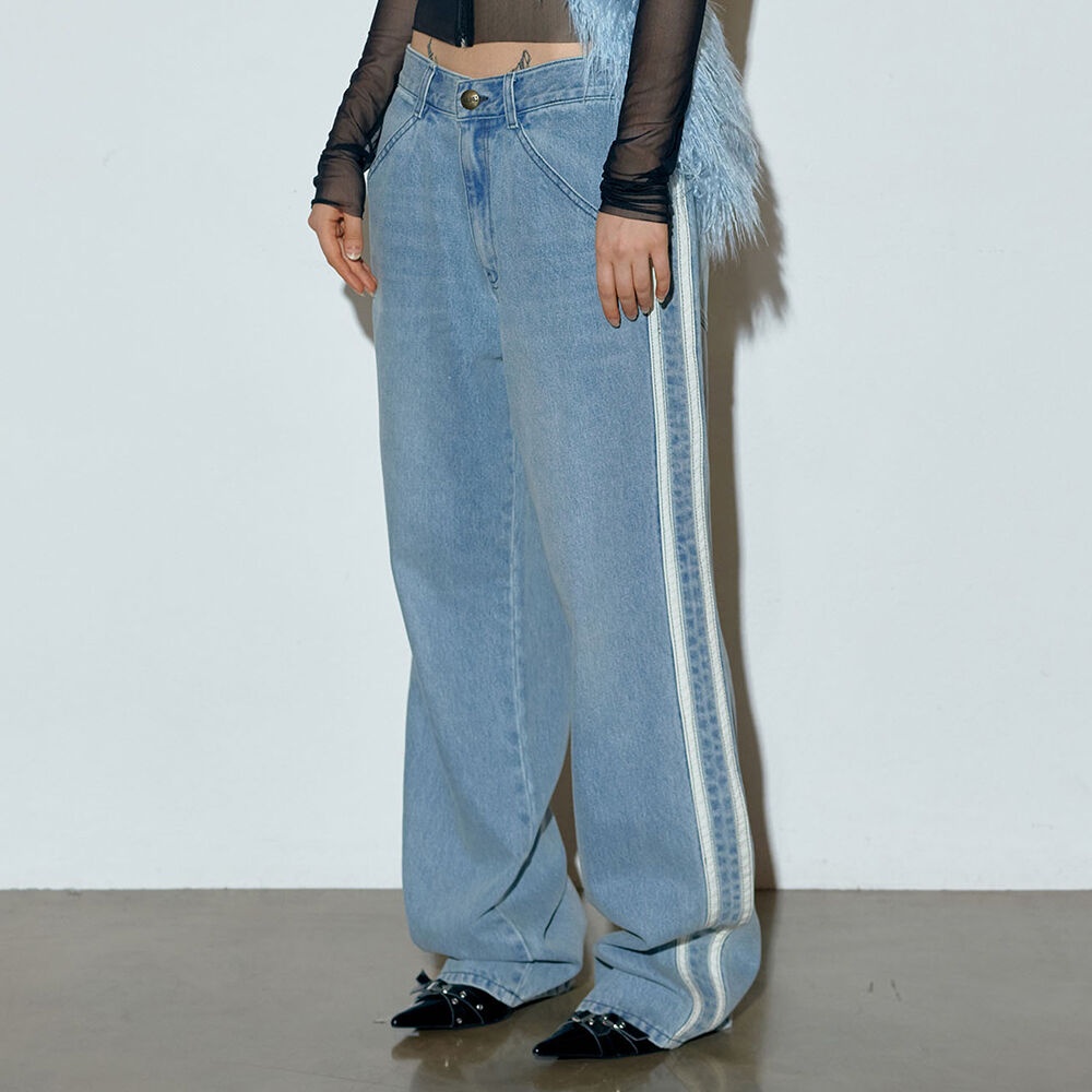 Straight Line Denim Pants Light Denim - 감도 깊은 취향 셀렉트샵 29CM