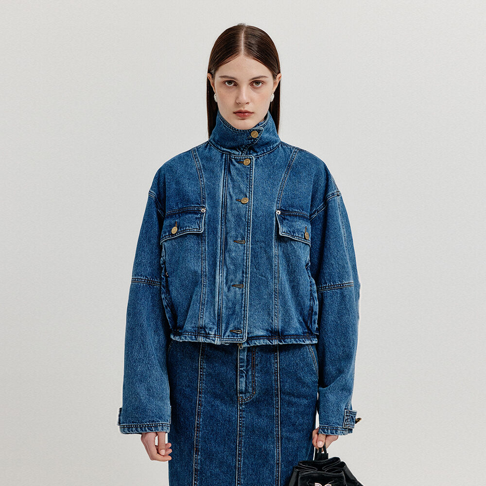 ☆送料・関税込☆WOOALONG★Tin slim denim biker jacket★ WOOALONG(ウアロン) デニムジャケット(メンズ) - 海外通販のBUYMA