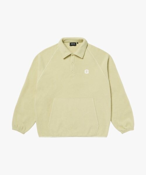 G LOGO MICRO FLEECE POLO SHIRT-LIGHT YELLOW - 감도 깊은 취향