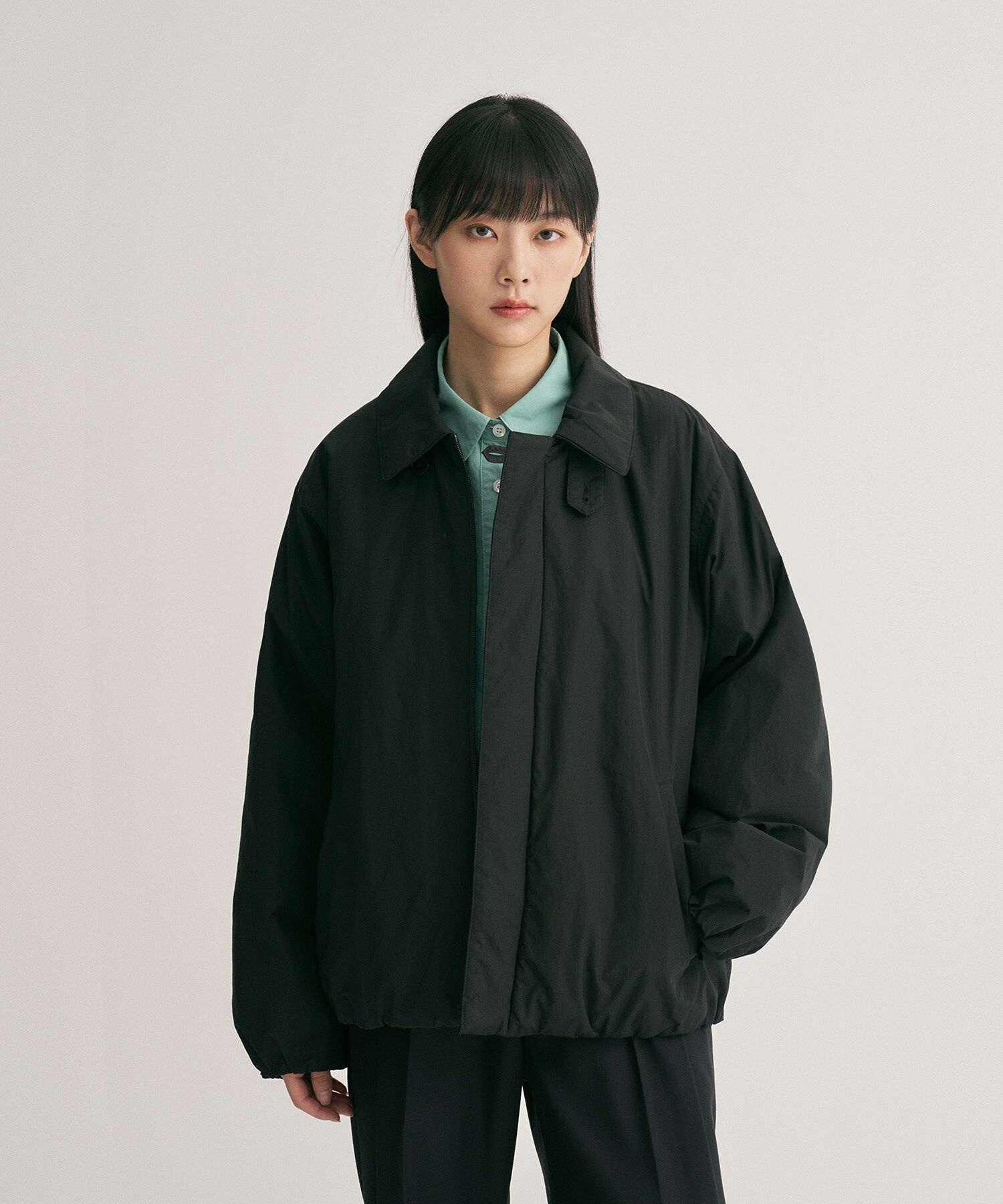 23AW Women Control Insulation Jacket (Ink-Black) - 감도 깊은 취향