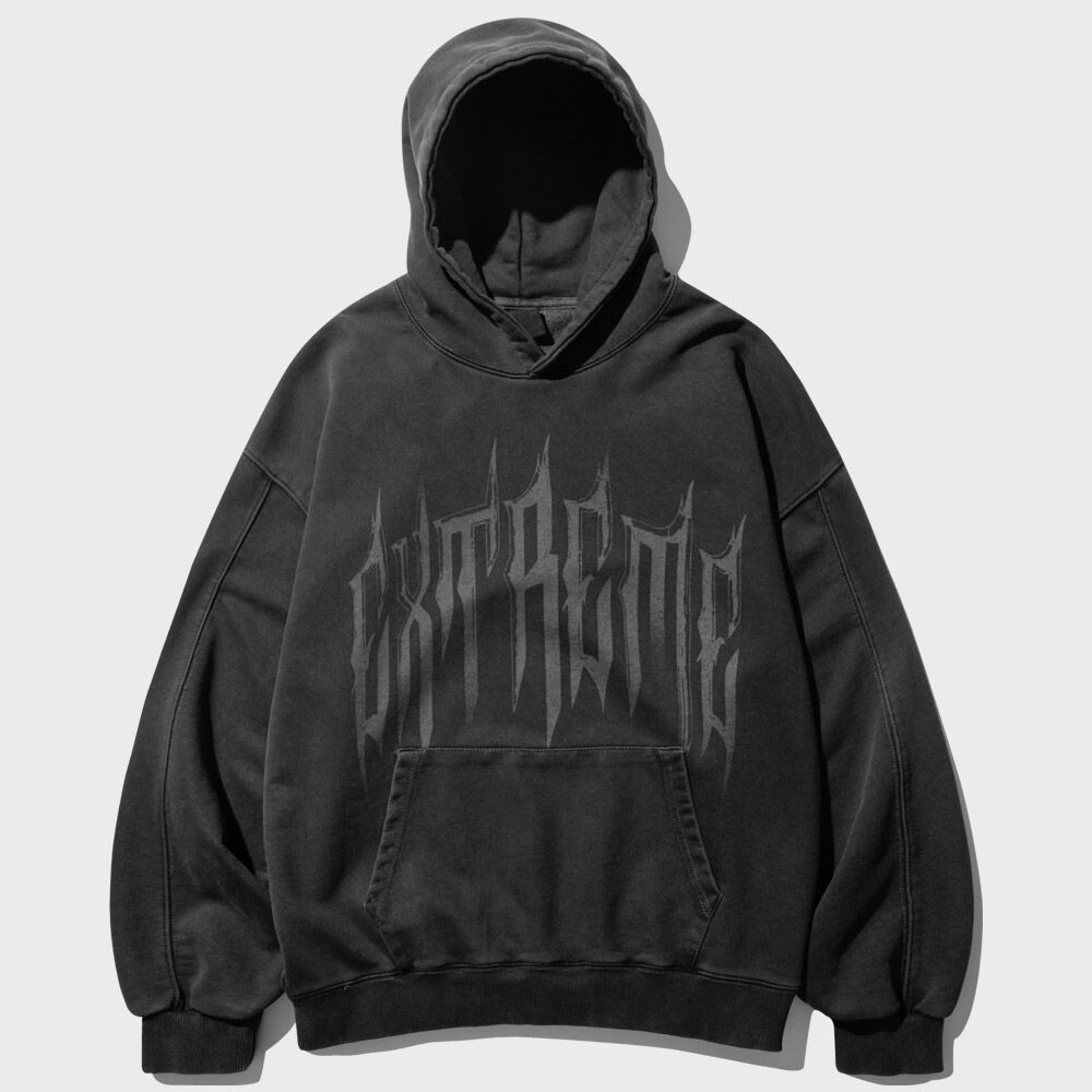 パーカー・フーディ NOT4NERD Satan Logo Raglan Pullover hood Grey RHD062GR Satan Logo Raglan Pullover hood - Light Grey - 감도 깊은