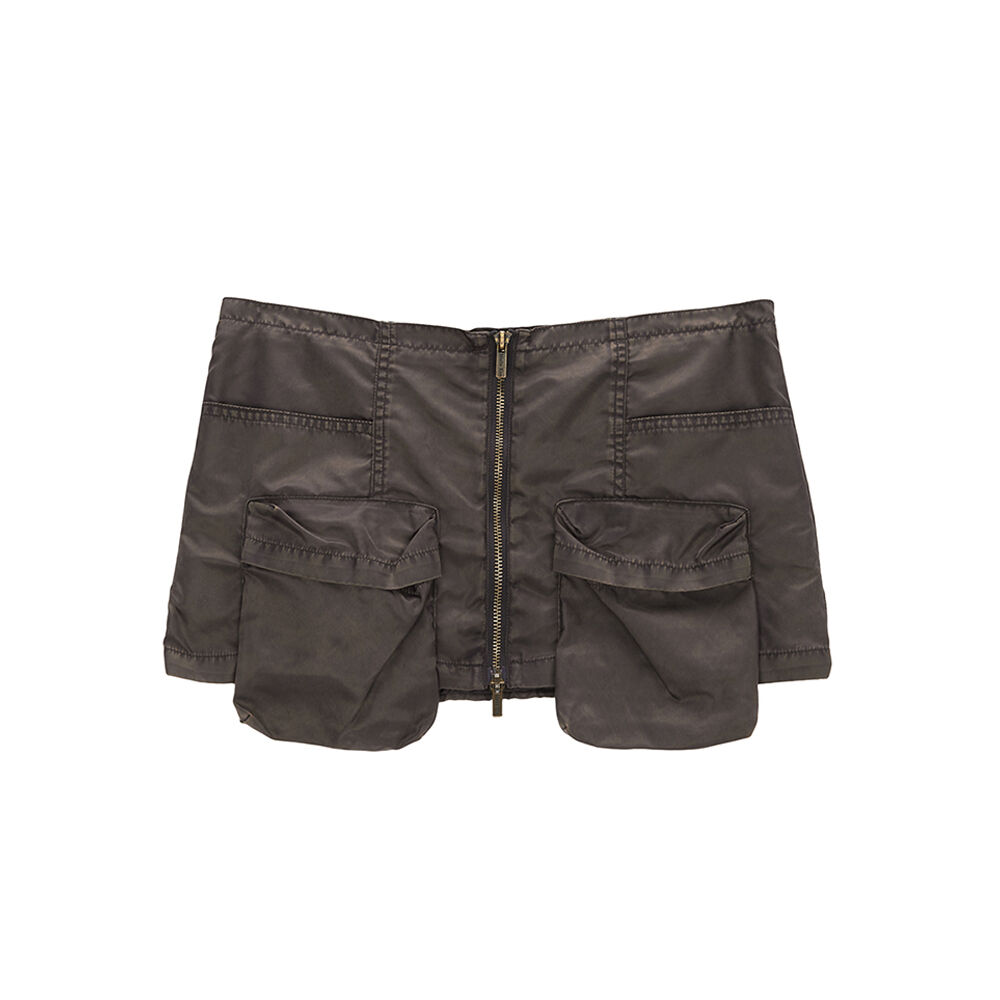 LUNAR KNIT BIKER SKIRT [BEIGE] - 감도 깊은 취향 셀렉트샵 29CM