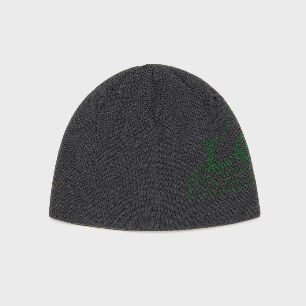 AEAE★APPLIQUE SPIRAL LOGO BEANIE APPLIQUE SPIRAL LOGO BEANIE [CHARCOAL] - 감도 깊은 취향