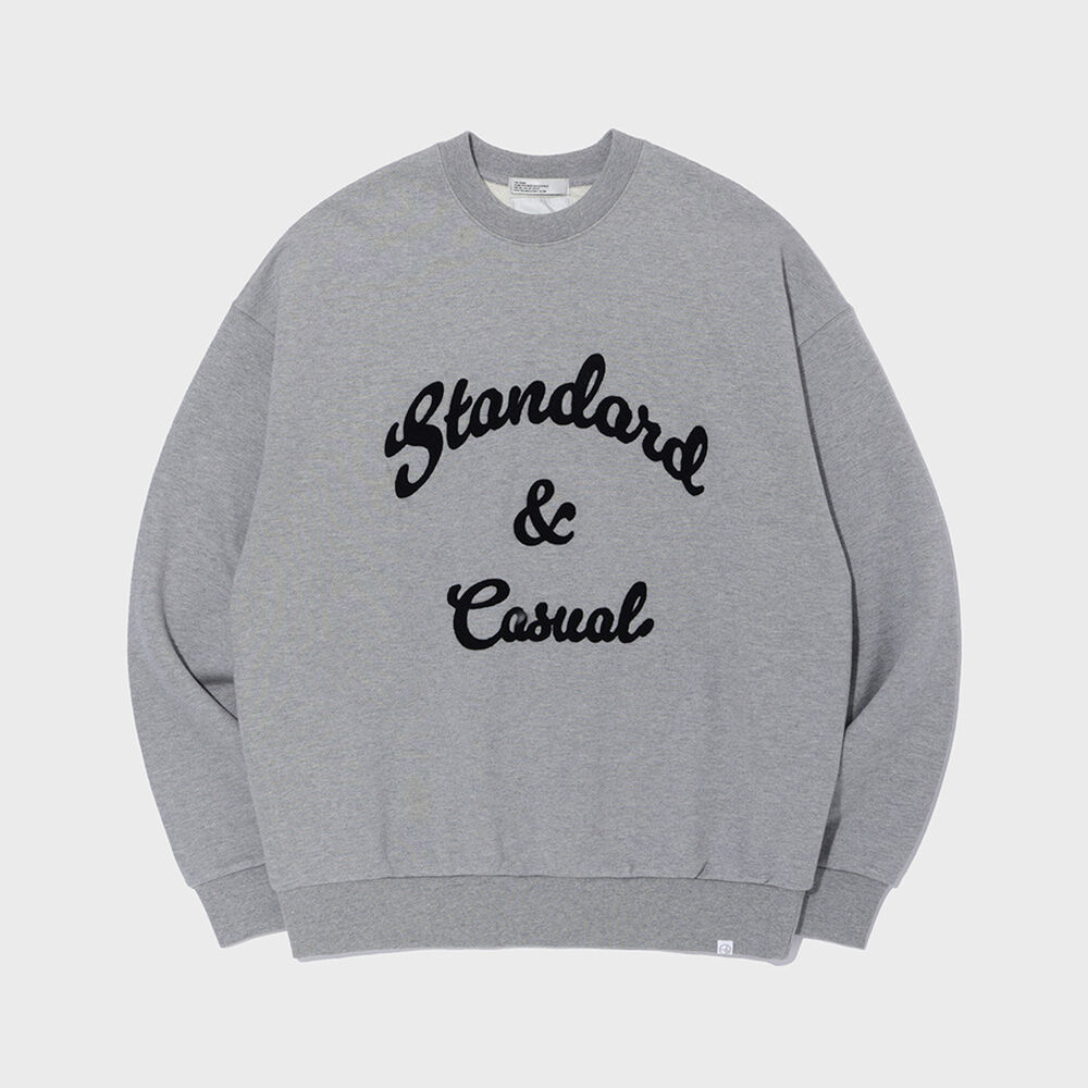 SP OILER LOGO CREWNECK-GRAY - 감도 깊은 취향 셀렉트샵 29CM