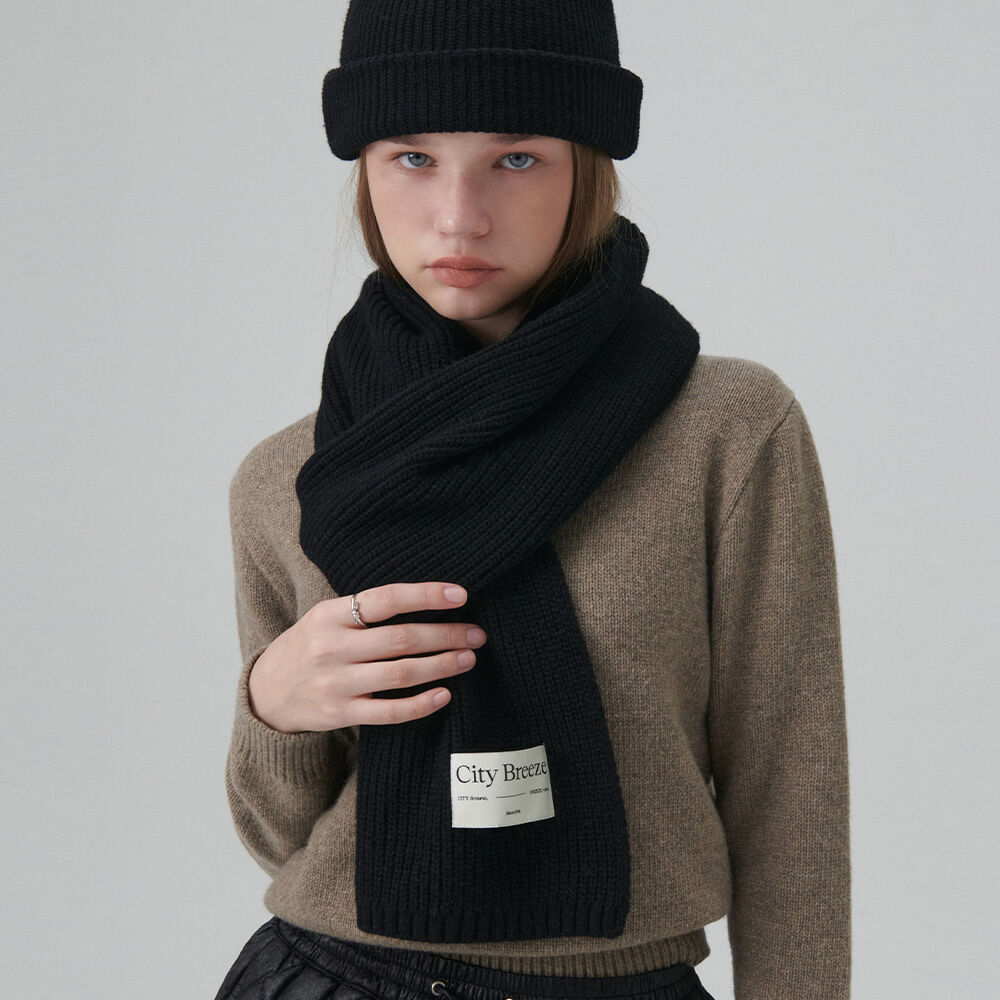 マフラー・ストール MOLLIOLLI MU fur collar ribbon muffler kiwi Designer fashion, Seoul-fully created | W Concept