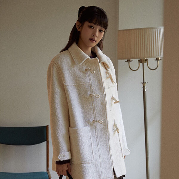 DUFFLE HALF COAT IVORY - 감도 깊은 취향 셀렉트샵 29CM