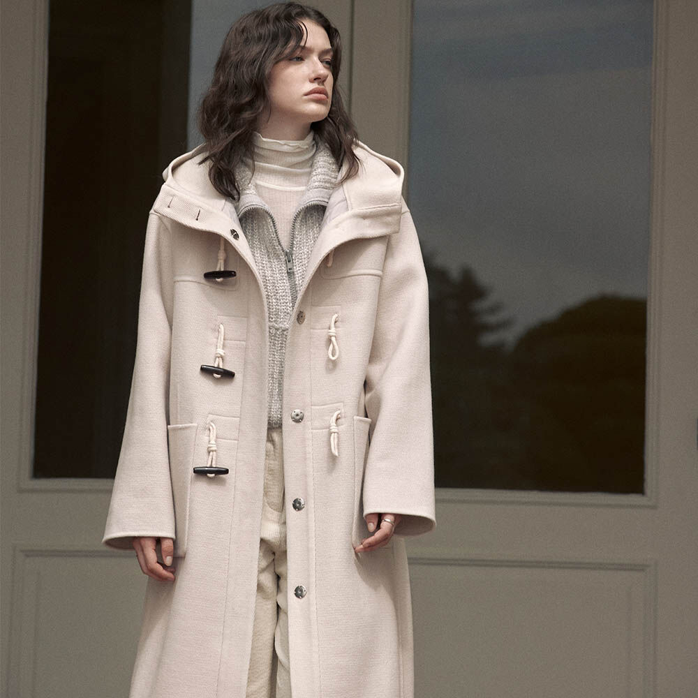 CANTATE PILE DUFFLE COAT Lサイズ相当 ずっと探していたダッフルコート。 | cliché