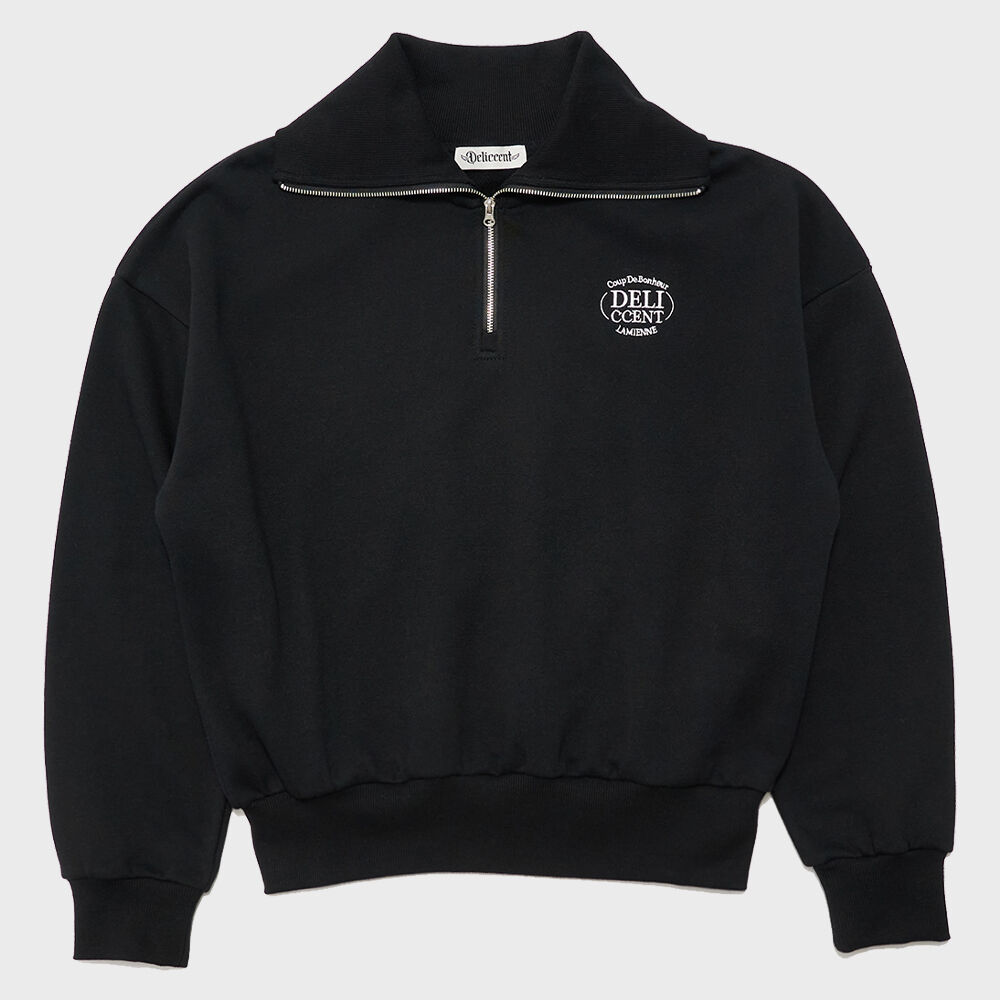 CRACKED STRIPE LOGO ANORAK MTM - BLACK - 감도 깊은 취향