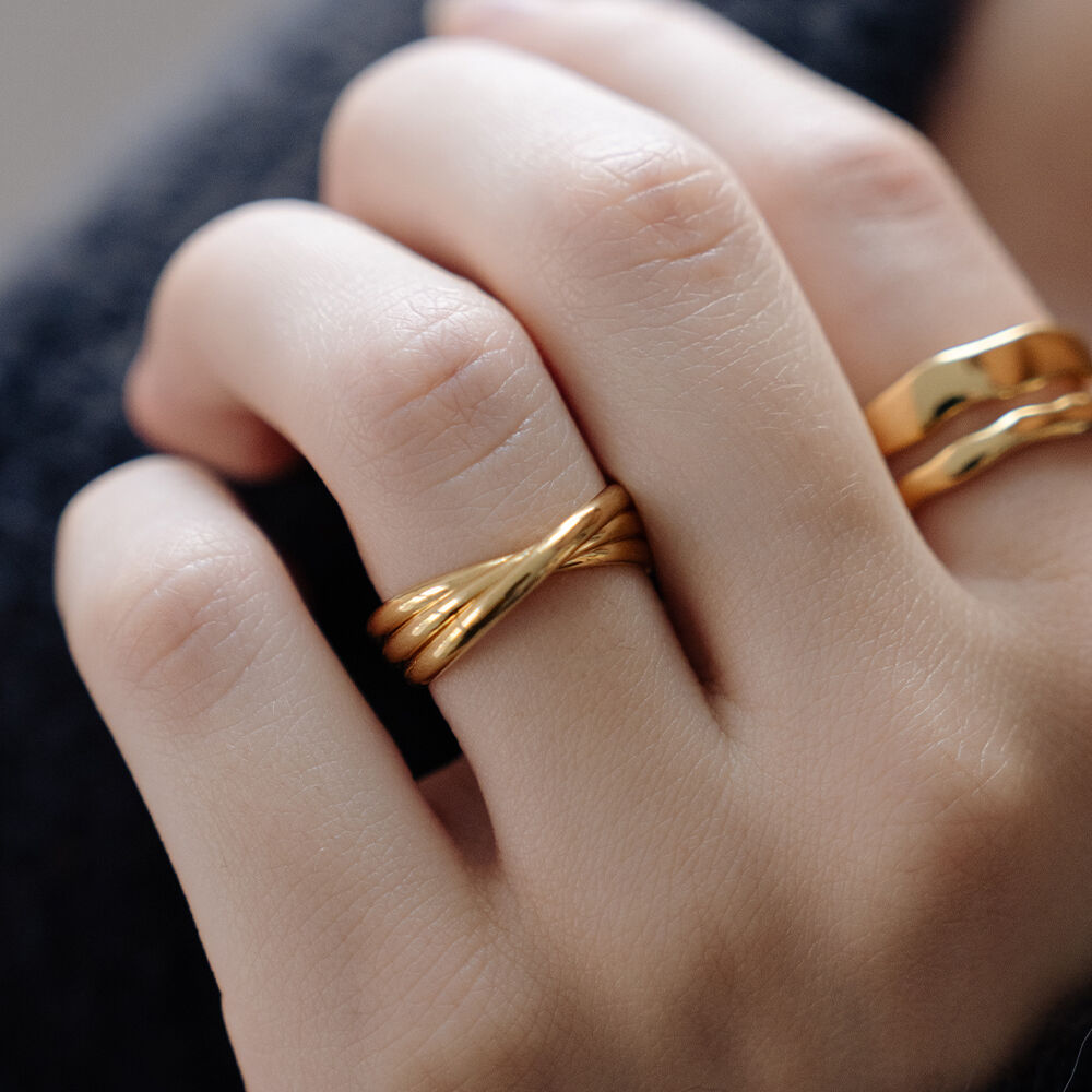 ★TOU★ NP026 Triple Twist Band Open Ring NP026 Triple Twist Band Open Ring - 감도 깊은 취향 셀렉트샵 29CM