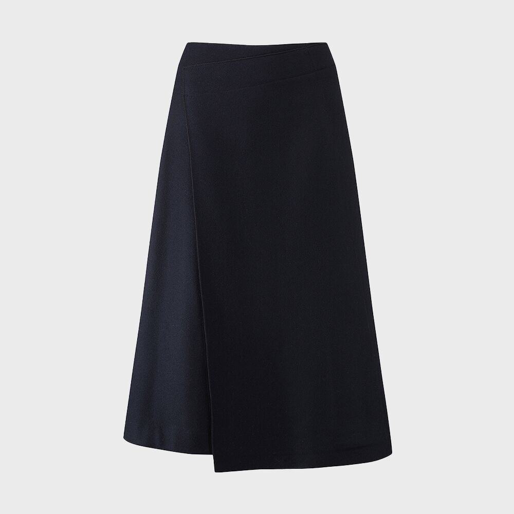 See-through long wrap skirt - BLACK - 감도 깊은 취향 셀렉트