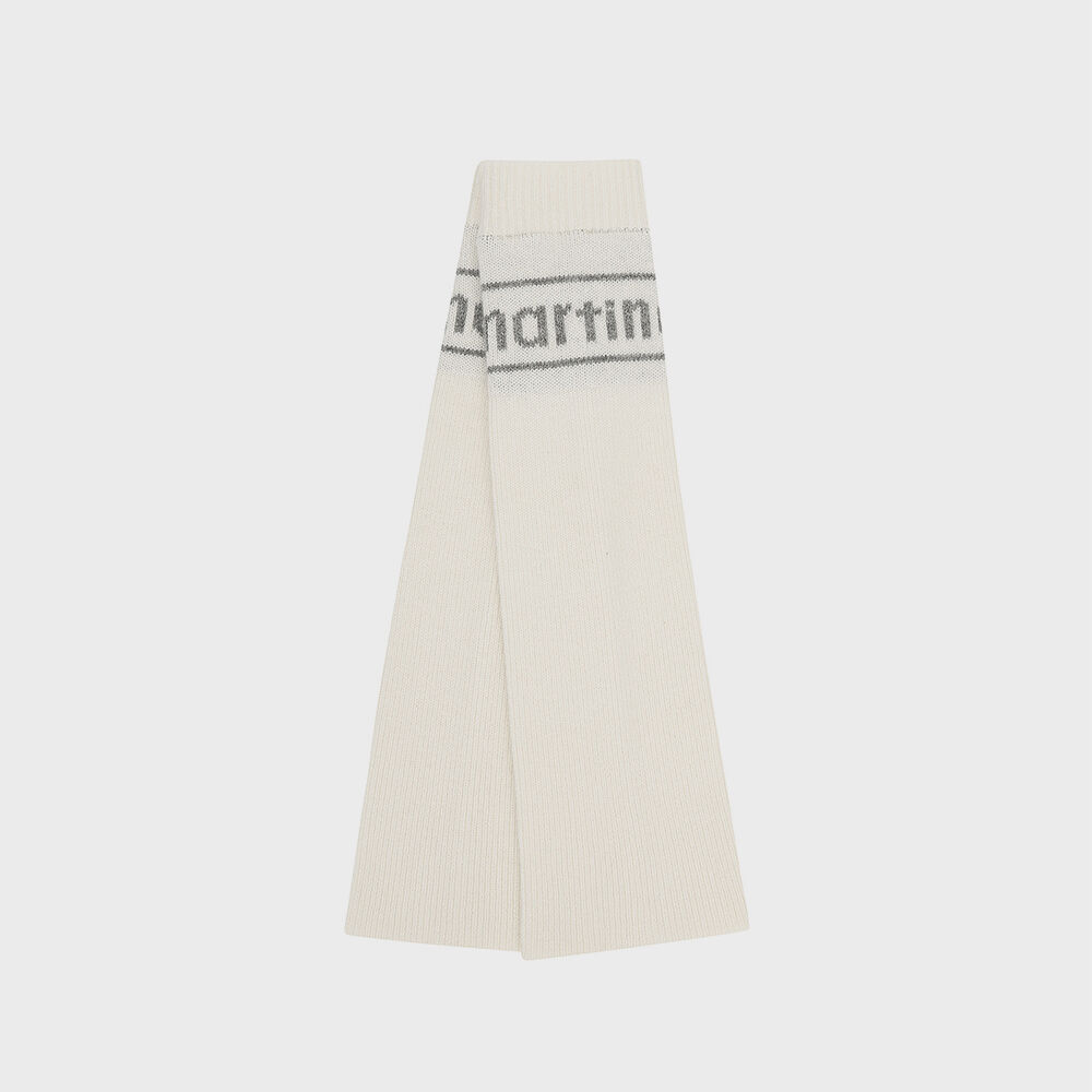 MATIN STRIPE LEG WARMER IN WHITE - 감도 깊은 취향 셀렉트샵 29CM