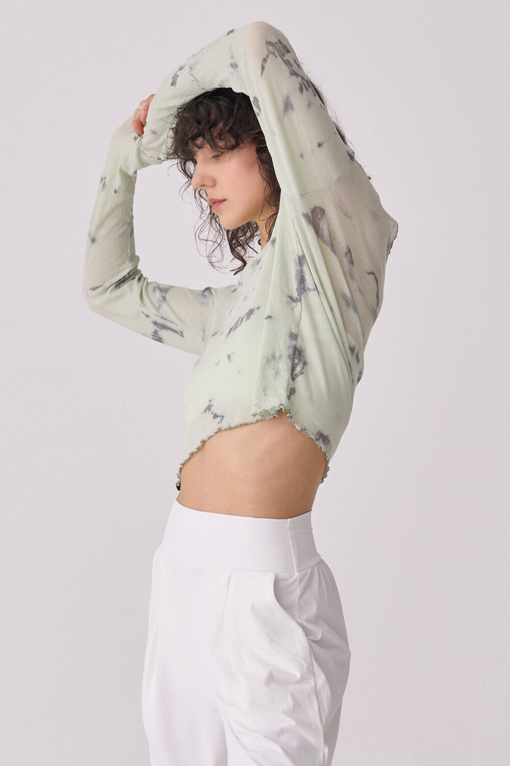 COVERNATのSlub Sketch Logo Graphic Long Sleeve 全2色 LETTERING LOGO LONG SLEEVE light heather gray - 감도 깊은