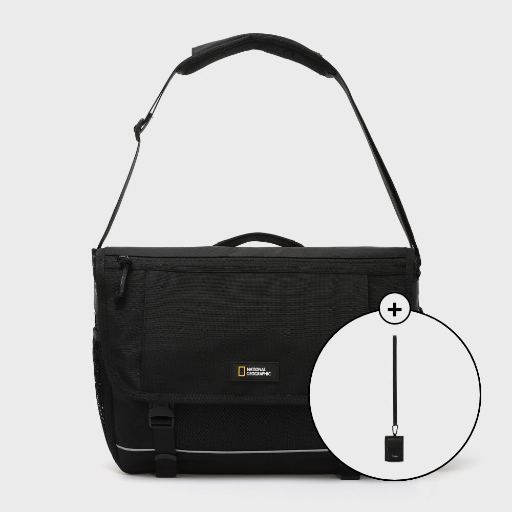 ◇NATIONAL GEOGRAPHIC◇ N255ACR530 Days Messenger Bag BLACK
