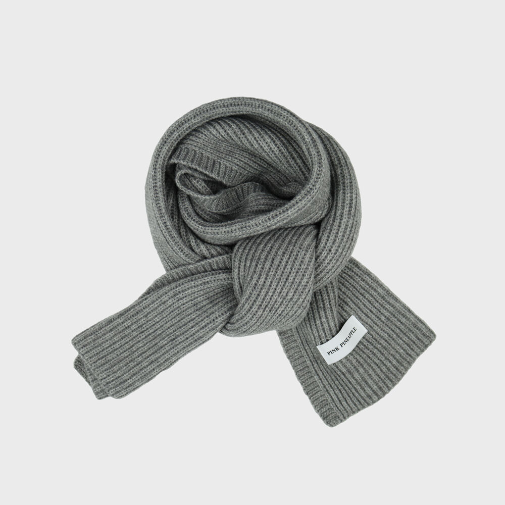 KIMMATIN] CUT OUT WOOL KNIT MUFFLER (3 COLORS) - 감도 깊은