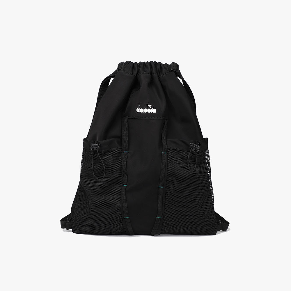 ECLIPSE LOGO PADDED GYM SACK BLACK(MG2DFMAB42A) - 감도 깊은