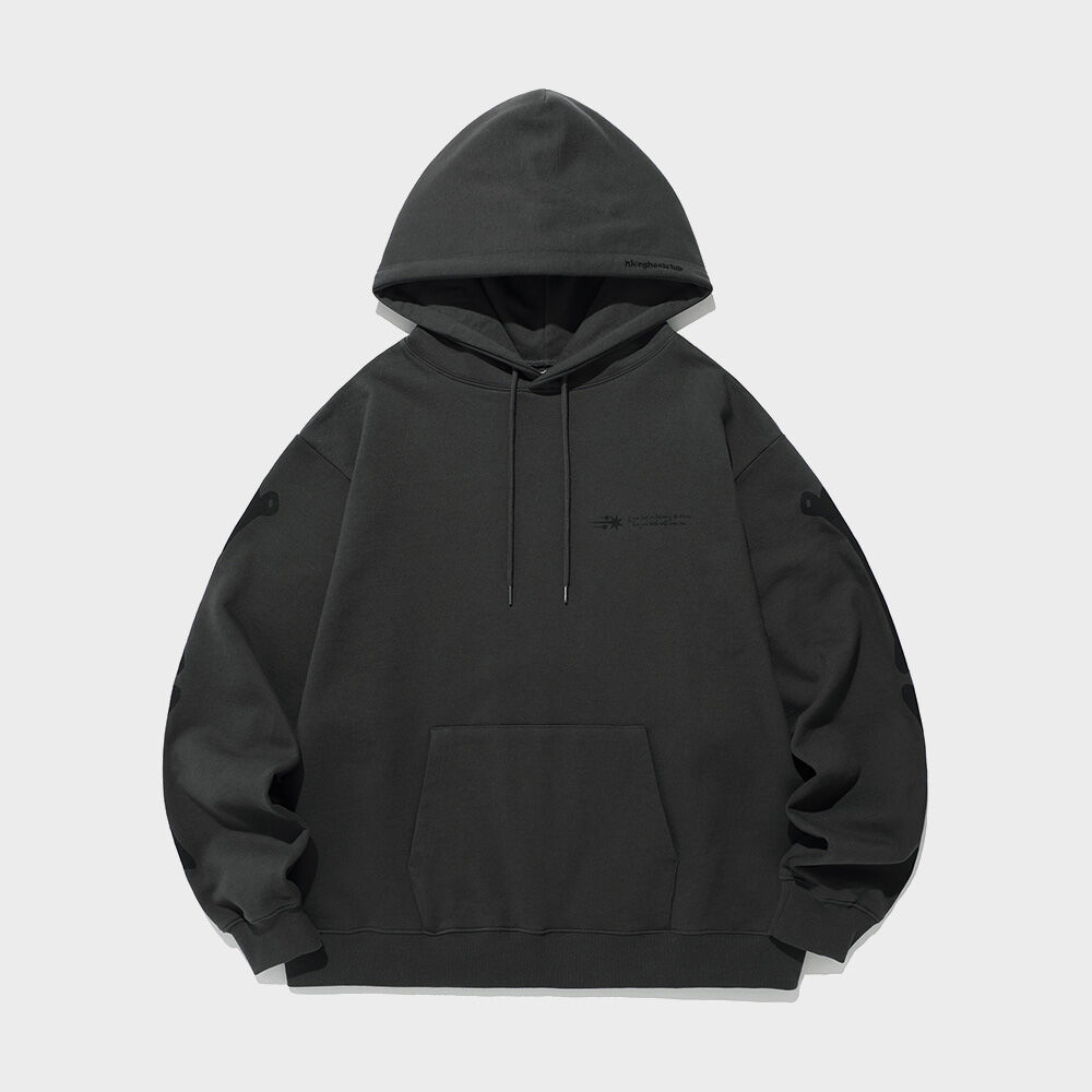 SP LOOP STITCH LOGO HOOD-BLACK - 감도 깊은 취향 셀렉트샵 29CM