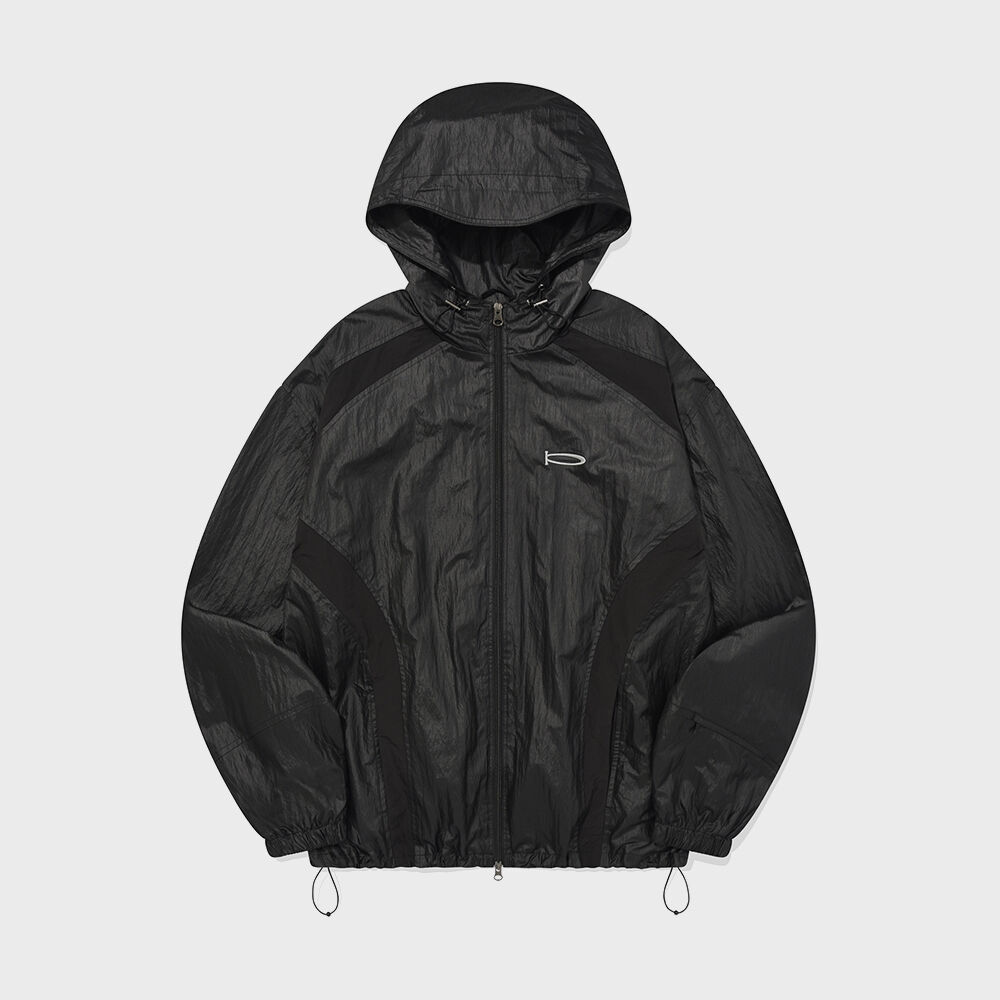 Signature nylon light weight hood jumper - LIGHT BLUE - 감도
