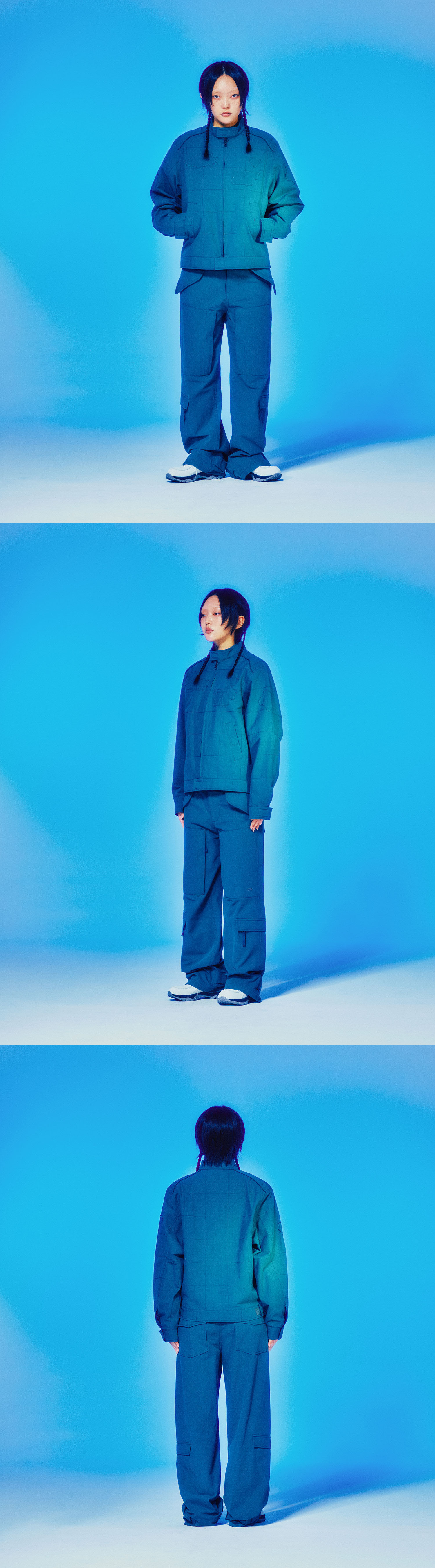 CHOPPER ART WIDE PANTS_GREEN(NG2ESUPA13A) - 감도 깊은 취향
