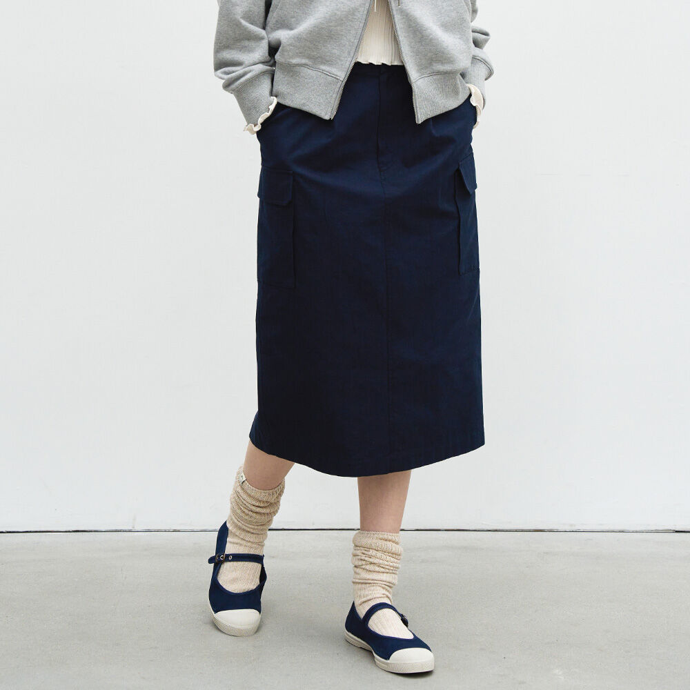 スカート H-Line Pocket Midi Skirt - Navy Amazon.com: Sureple 2024 Skirts for Women(Sp273-Navy-S