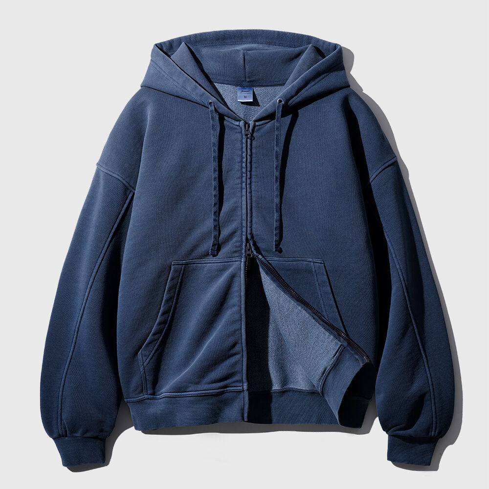 Pigment Dyed Zip-up Hoodie (Blue) - 감도 깊은 취향 셀렉트샵 29CM