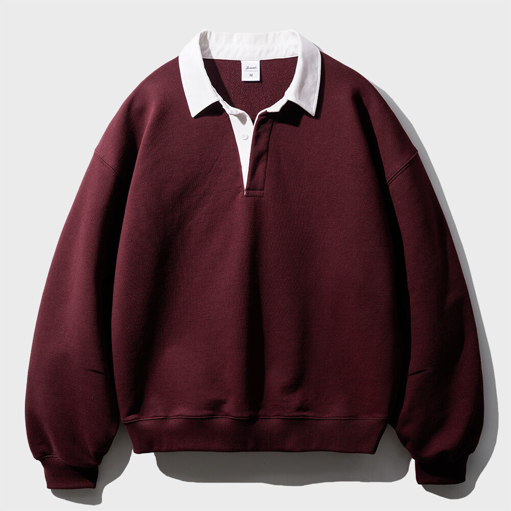 ★23SS★【87MM】★[Mmlg] VELOUR RUGBY SWEA.T★関税込★ ☆23SS☆【87MM】☆[Mmlg] VELOUR RUGBY SWEA.T☆関税込☆ (87MM