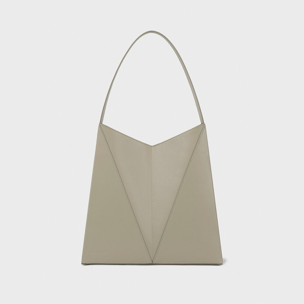 FOLDED CUBE TOTE BAG_BLACK_LOW24RM_BA010BK - 감도 깊은 취향