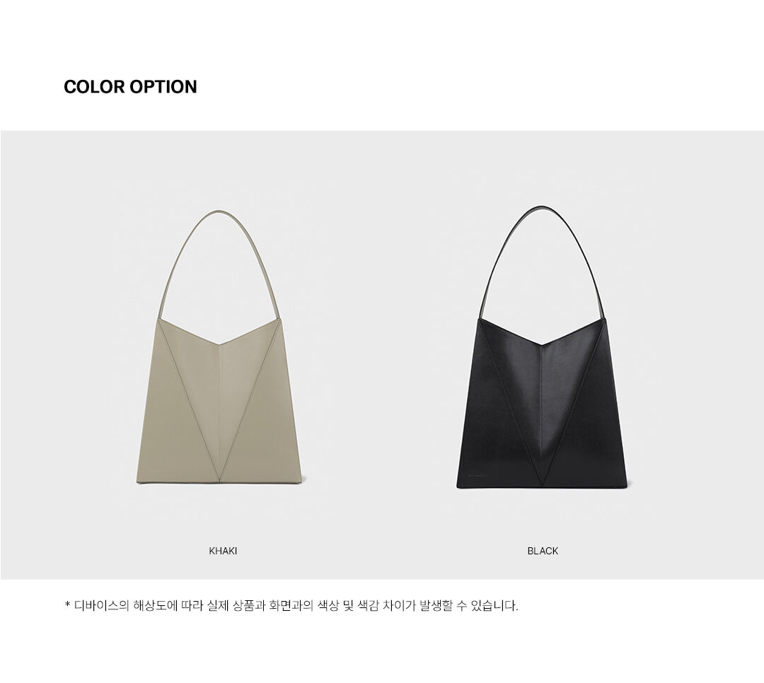 FOLDED CUBE TOTE BAG_BLACK_LOW24RM_BA010BK - 감도 깊은 취향