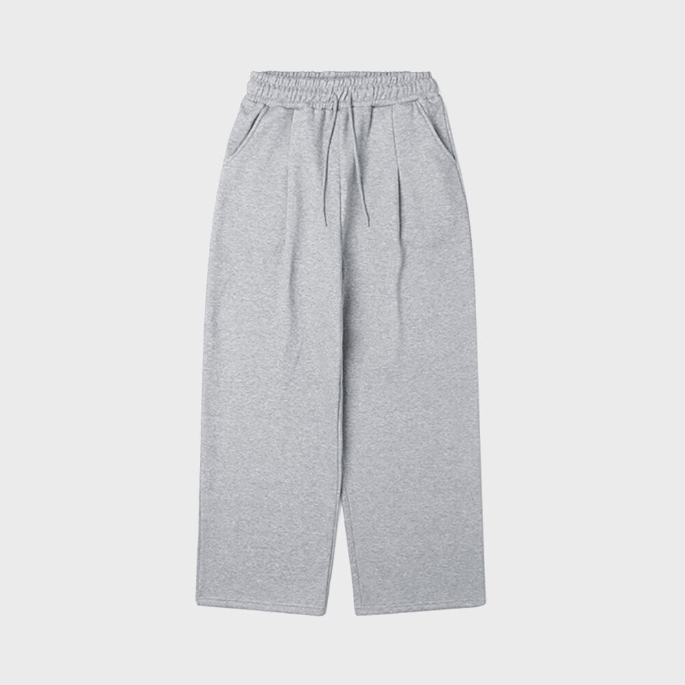 パンツ WOOALONG Flor logo long wide pants GREY WE2DWD335GY Flor logo long wide pants - GREY - 감도 깊은 취향 셀렉트샵 29CM