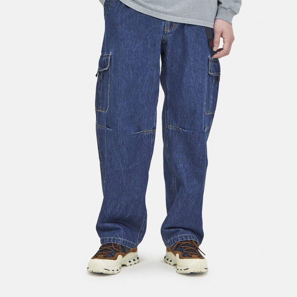 デニム・ジーパン NOT4NERD Side One Tuck Denim Balloon Pants Deep Blue PT064D MUSINSA | NOT4NERD Side One Tuck Denim Balloon Pants - Deep Blue