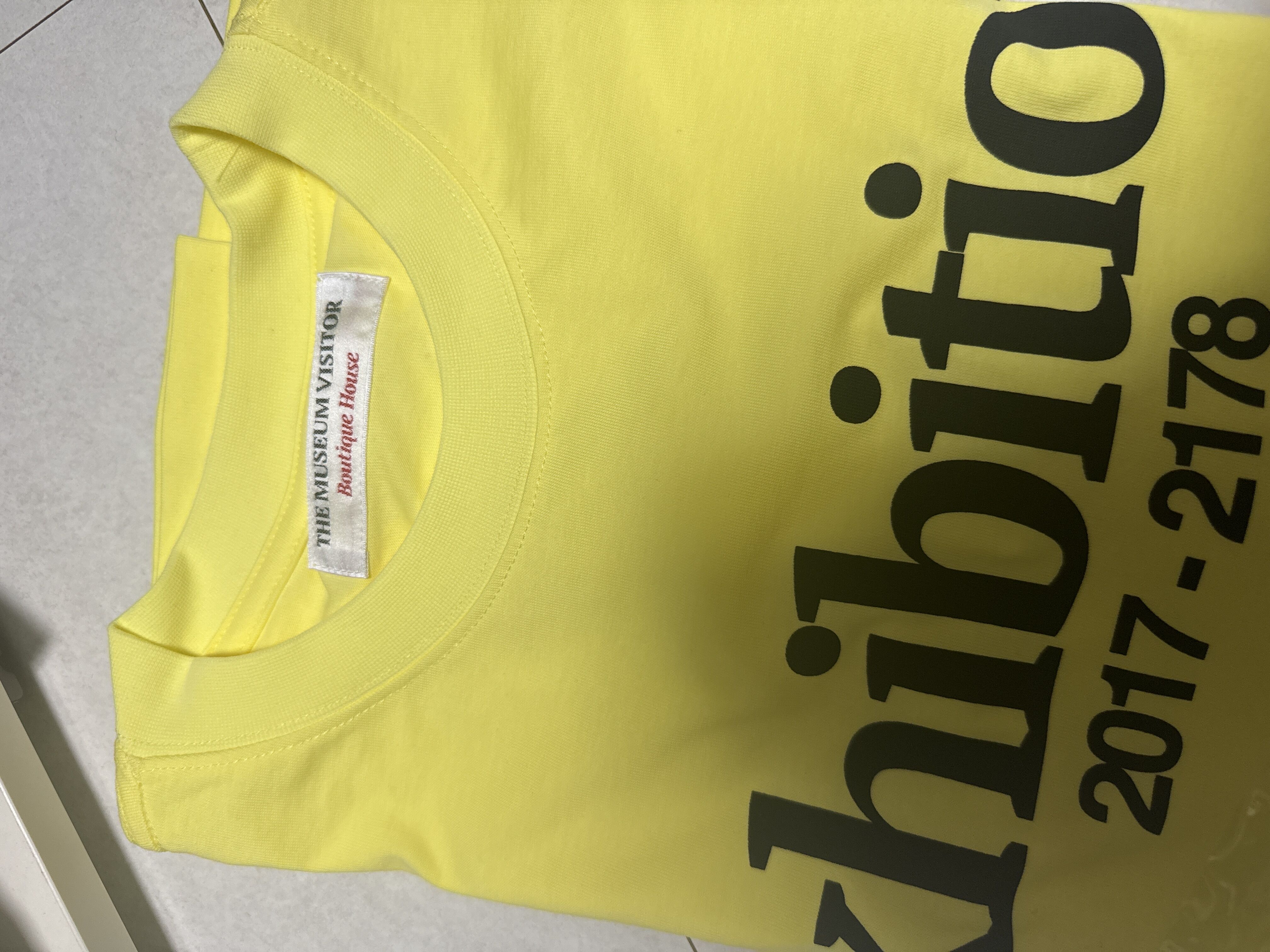 EXHIBITION GRAPHIC T-SHIRTS (YELLOW) - 감도 깊은 취향 셀렉트