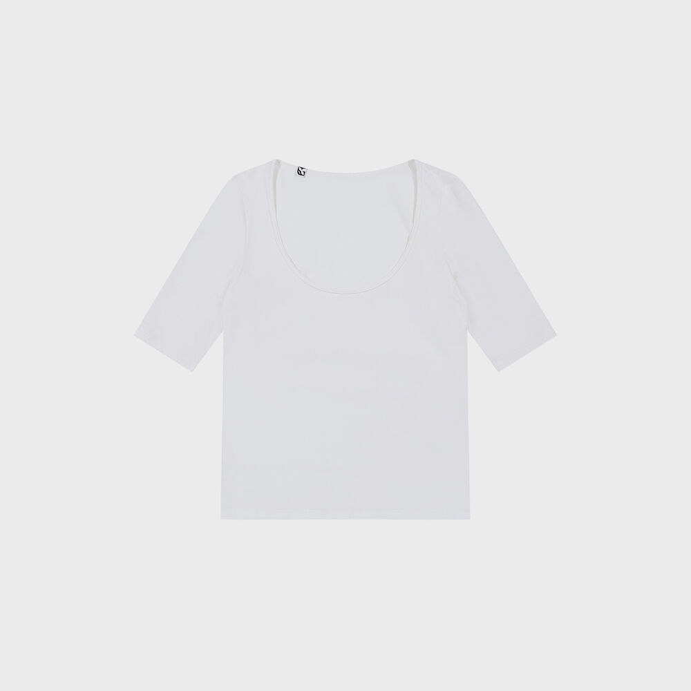 ★SIO★SIO SEOUL PEARL SHORT SLEEVE TOP [WHITE]★韓国送料込 SIO SEOUL PEARL SHORT SLEEVE TOP [WHITE] - 감도 깊은 취향